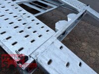 Aussteller / martz GT 400/2 S 3 T - leichter Autotrailer - vorne und hinten abgeknickt - Winde - Radstopper