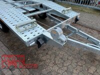 Aussteller / martz GT 400/2 S 3 T - leichter Autotrailer - vorne und hinten abgeknickt - Winde - Radstopper