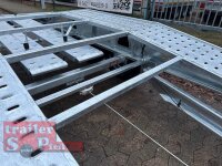 Aussteller / martz GT 400/2 S 3 T - leichter Autotrailer - vorne und hinten abgeknickt - Winde - Radstopper