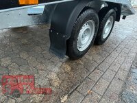 Aussteller / martz GT 400/2 S 3 T - leichter Autotrailer - vorne und hinten abgeknickt - Winde - Radstopper