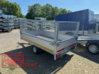 EDUARD 2615 -GE- Hochlader, Bordwände 30cm -1500kg- Lfh: 56cm -195/55R10 mit EDUARD 2615 - Laubgitter pendelbar - 70cm hoch