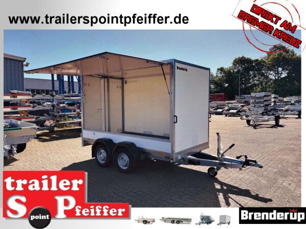 Brenderup  CD 300 TB VK 2000 CARGO DYNAMIC Koffer  - 300 x 155 x 185 mit Aufstellklappe in FR rechts