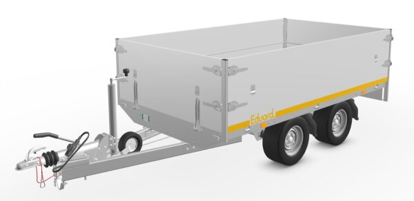 EDUARD 2514 -GD- Hochlader, Bordwände 30cm -2000kg- Lfh: 56cm -195/55R10 mit 2514 - AufsatzBordwände - 30cm hoch