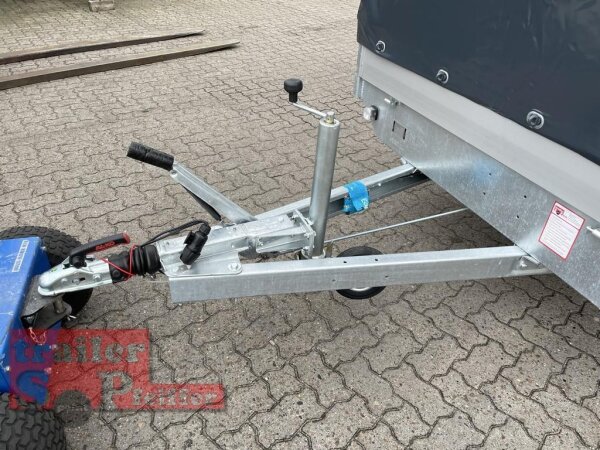 EDUARD 3118 -GE- Hochlader, Bordwände 30cm -1500kg- Lfh: 63cm -195/50R13 mit Hochplane SP-Line