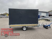 EDUARD 3118 -GE- Hochlader, Bordwände 30cm -1500kg- Lfh: 63cm -195/50R13 mit Hochplane SP-Line