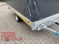 EDUARD 3118 -GE- Hochlader, Bordwände 30cm -1500kg- Lfh: 63cm -195/50R13 mit Hochplane SP-Line