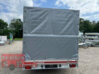 EDUARD 6022 -GD- Hochlader, Auffahrschienen & Winde, Bordwände 30cm -3500kg- Lfh: 63cm -195/50R13 mit Hochplane SP-Line