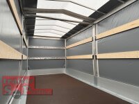 EDUARD 6022 -GD- Hochlader, Auffahrschienen & Winde, Bordwände 30cm -3500kg- Lfh: 63cm -195/50R13 mit Hochplane SP-Line