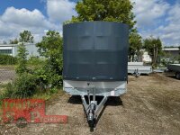 EDUARD 4018 -GD- Hochlader, Bordwände 30cm -2700kg- Lfh: 63cm -195/50R13 mit Hochplane SP-Line vorne mit extra RUND + Heckrollo