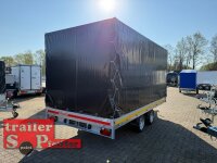 EDUARD 4020 -GD- Hochlader, Bordwände 30cm -2700kg- Lfh: 63cm -195/50R13 mit Hochplane EDITION Black Bill