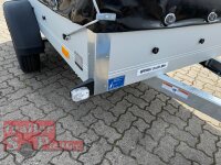 HUMBAUR Startrailer H 132513 ALU 1300 kg gebremst 251 x 131 mit Hochplane EDITION Black Bill