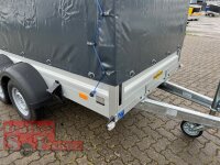 HUMBAUR HA 203015  KV ALU 2000 kg gebremst 303 x 150 mit Hochplane SP-Line