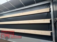 EDUARD 4018 -GD- Hochlader, Auffahrschienen, Bordwände 30cm -2700kg- Lfh: 63cm -195/50R13 mit Hochplane SP-Line vorne mit extra RUND + Heckrollo