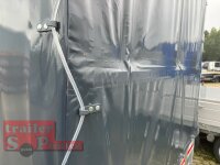 EDUARD 4018 -GD- Hochlader, Auffahrschienen, Bordwände 30cm -2700kg- Lfh: 63cm -195/50R13 mit Hochplane SP-Line vorne mit extra RUND + Heckrollo