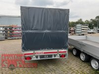 EDUARD 4018 -GD- Hochlader, Auffahrschienen, Bordwände 30cm -2700kg- Lfh: 63cm -195/50R13 mit Hochplane SP-Line vorne mit extra RUND + Heckrollo