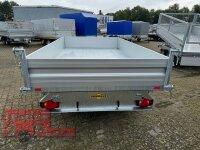HUMBAUR HTK 3500.31 I 314 x 175 I 3500 KG I Dreiseitenkipper mit E-Pumpe - Rampenschacht