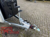 HUMBAUR Xanthos Aero Black Metallic mit Sattelkammer 2400 KG I 100 KM/H I Trittleistengummi I Seitentrittschutz I Sattelhalter ausziehbar