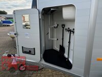 HUMBAUR Xanthos Aero Black Metallic mit Sattelkammer 2400 KG I 100 KM/H I Trittleistengummi I Seitentrittschutz I Sattelhalter ausziehbar
