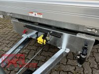 HUMBAUR HTK 3000.31 I 314 x 175 I 3000 KG I Dreiseitenkipper mit E-Pumpe - Rampenschacht