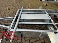 HUMBAUR HTK 3000.31 I 314 x 175 I 3000 KG I Dreiseitenkipper mit E-Pumpe - Rampenschacht