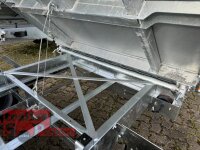 HUMBAUR HTK 3000.31 I 314 x 175 I 3000 KG I Dreiseitenkipper mit E-Pumpe - Rampenschacht