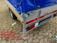 EDUARD 2514 -GE- Heckkipper, Bordwände 30cm -1500kg- H-Pumpe - Lfh: 63cm -195/50R13 mit 2514 - AufsatzBordwände - 30cm hoch und Hochplane SP-Line