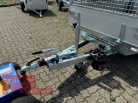 EDUARD 2514 -GE- Heckkipper, Bordwände 30cm -1500kg- FLEXePUMPE - Lfh: 63cm -195/50R13 mit SI-GI Laubgitter - Flachplane - 100 KM/H