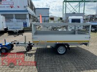 EDUARD 2514 -GE- Heckkipper, Bordwände 30cm -1500kg- FLEXePUMPE - Lfh: 63cm -195/50R13 mit SI-GI Laubgitter - Flachplane - 100 KM/H