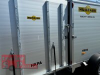 HUMBAUR HKPA 263217 - ALU - Poly Kofferanhänger 2600 KG  - Dreh & Schwenk - Heckklappe