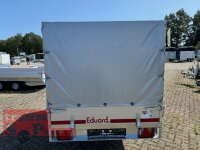 EDUARD 2514 -100 KM/H -GE- Hochlader, Bordwände 30cm -1350kg- Lfh: 63cm -195/50R13 mit Hochplane SP-Line - Stützrad ( 48 )