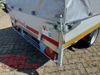 EDUARD 2514 -100 KM/H -GE- Hochlader, Bordwände 30cm -1350kg- Lfh: 63cm -195/50R13 mit Hochplane SP-Line - Stützrad