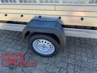 martz Basic 264 KIPP - 750 kg Anhänger kippbar - klappbare Deichsel - 264 x 126  mit Laubgitteraufsatz - montiert