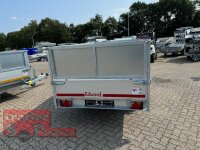 EDUARD 3116 -GD- Heckkipper, Auffahrschienen, Bordwände 30cm -2700kg- H-Pumpe - Lfh: 63cm -195/50R13 mit NB Stahl - Kastenaufsatz
