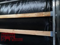 Eduard 1000 KG Hochlader - Gebremste Einzelachser - 2.6x1.5m - Ladehöhe:56 cm - Bordwände 30cm Hochplane SP-Line - 100 KM/H - Stützrad