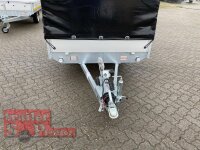 Eduard 2615 -GE- Hochlader, Bordwände 30cm - 1000kg - Lfh: 56 cm - 195/55R10 mit  Hochplane SP-Line - 100 KM/H - Stützrad 48mm