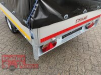 Eduard 2615 -GE- Hochlader, Bordwände 30cm - 1000kg - Lfh: 56 cm - 195/55R10 mit  Hochplane SP-Line - 100 KM/H - Stützrad 48mm