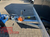EDUARD 5022 -GD- Hochlader, Auffahrschienen & Winde, Bordwände 30cm -3000kg- Lfh: 56cm -195/55R10 mit Hochplane SP-Line mit großer ÖKO Schräge - Schiebeplanen, Mittelrunge, RUNDDACH und Heckrollo