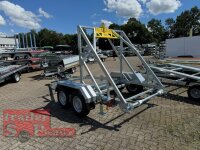 Lorries TPB35-4925 E - 3500 kg Kabeltrommel - Cable Anhänger - Schwerlaststützen - E-Winde mit Batterie