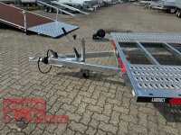 Lorries PL35-5021 - 3500 kg kippbarer leichter Autotransporter mit ALU Standschienen und Rampen