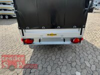 HUMBAUR HA 133015  KV ALU 1300 kg gebremst 303 x 150 mit Hochplane EDITION Black Bill