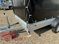 HUMBAUR HA 133015  KV ALU 1300 kg gebremst 303 x 150 mit Hochplane EDITION Black Bill
