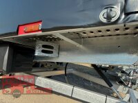 Lorries PL35-5021 - 3500 kg kippbarer leichter Autotransporter mit ALLEN EXTRAS mit ALU Standschienen und Rampenund Hochplane SP-Line vorne mit EXTRARUND / Heckrollo - Schiebeplane links und rechts