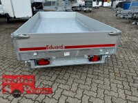EDUARD 3518 -GD- 3 Seitenkipper, Auffahrschienen, Bordwände 30cm -3500kg- E & H-Pumpe - Lfh: 63cm -195/50R13
