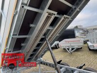 EDUARD 3518 -GD- 3 Seitenkipper, Auffahrschienen, Bordwände 30cm -3500kg- E & H-Pumpe - Lfh: 66cm -195/50R13