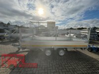 EDUARD 4020 -GD- 3 Seitenkipper, Bordwände 30cm -3500kg- E & H-Pumpe - Lfh: 66cm -195/50R13 mit 4020 - Laubgitter pendelbar - 70cm hoch