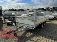 EDUARD 4020 -GD- 3 Seitenkipper, Bordwände 30cm -3500kg- E & H-Pumpe - Lfh: 66cm -195/50R13 mit 4020 - Laubgitter pendelbar - 70cm hoch