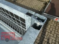 EDUARD 4020 -GD- 3 Seitenkipper, Bordwände 30cm -3500kg- E & H-Pumpe - Lfh: 66cm -195/50R13 mit 4020 - Laubgitter pendelbar - 70cm hoch