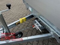 EDUARD 3318 -GD- 3 Seitenkipper, Bordwände 30cm -3000kg- E & H-Pumpe - Lfh: 63cm -195/50R13 mit Stahl - Kastenaufsatz