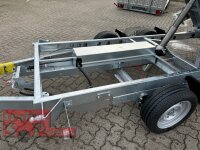 EDUARD 3318 -GD- 3 Seitenkipper, Bordwände 30cm -3500kg- E & H-Pumpe - Lfh: 63cm -195/50R13 mit Stahl - Kastenaufsatz