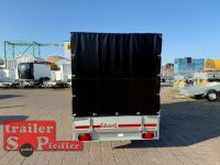 EDUARD 3015 -GD- Hochlader, Bordwände 30cm -2000kg- Lfh: 56cm -195/55R10 mit Hochplane EDITION Black Bill